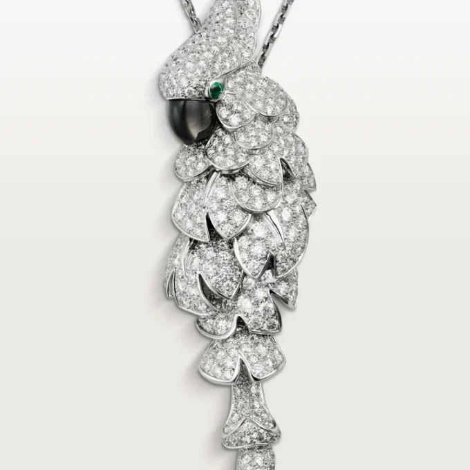 Faune Et Flore De Cartier Necklace, Paved