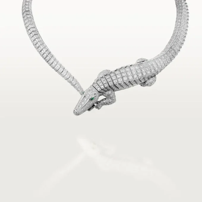 Faune Et Flore De Cartier Necklace, Paved