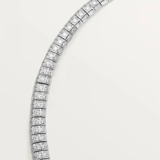 Faune Et Flore De Cartier Necklace, Paved