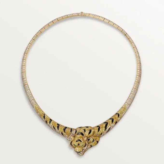 Faune Et Flore De Cartier Necklace, Yellow, Orange and Brown Diamonds, Paved Faune Et Flore De Cartier Necklace, Yellow, Orange and Brown Diamonds, Paved