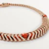 Geometrie & Contrastes Necklace, Coral, Paved Geometrie & Contrastes Necklace, Coral, Paved