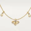 Grain De Cafe Long Necklace, Diamonds