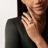 Grain De Cafe Ring, Diamonds