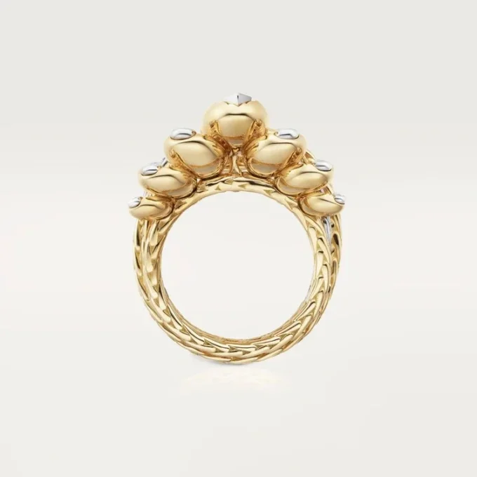 Grain De Cafe Ring, Diamonds