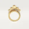Grain De Cafe Ring, Diamonds