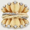 Grain De Cafe Ring, Diamonds