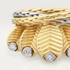 Grain De Cafe Ring, Diamonds