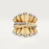 Grain De Cafe Ring, Diamonds