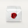 Cartier Libre Tressage Ring, Coral