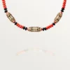 High Jewelry Necklace – Rose Gold, Coral, Onyx, Black Lacquer, Diamonds – Cartier High Jewelry Necklace – Rose Gold, Coral, Onyx, Black Lacquer, Diamonds – Cartier