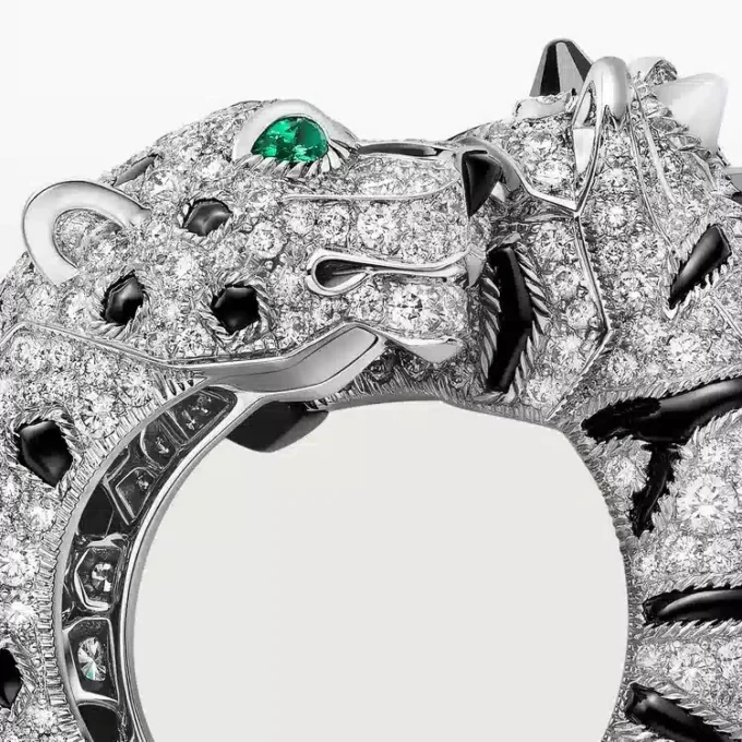 Indomptables De Cartier Ring, Paved