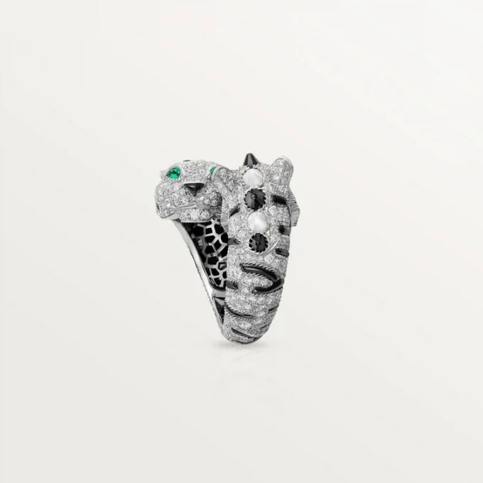Indomptables De Cartier Ring, Paved