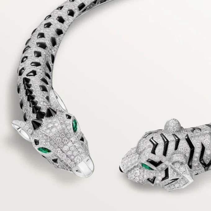 Indomptables De Cartier Torque Necklace, Paved Indomptables De Cartier Torque Necklace, Paved