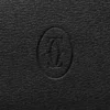 International Wallet with Gussets, Must De Cartier – Black Calfskin, Stainless Steel Finish – Cartier