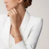 Juste Un Clou Bracelet, Double, Half-Paved Juste Un Clou Bracelet, Double, Half-Paved