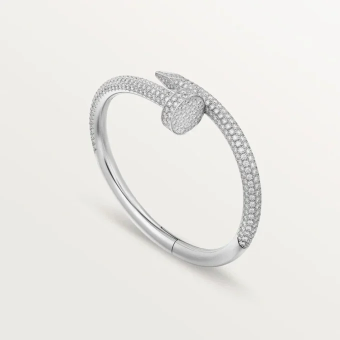 Juste Un Clou Bracelet, Large Model, Half-Paved Juste Un Clou Bracelet, Large Model, Half-Paved