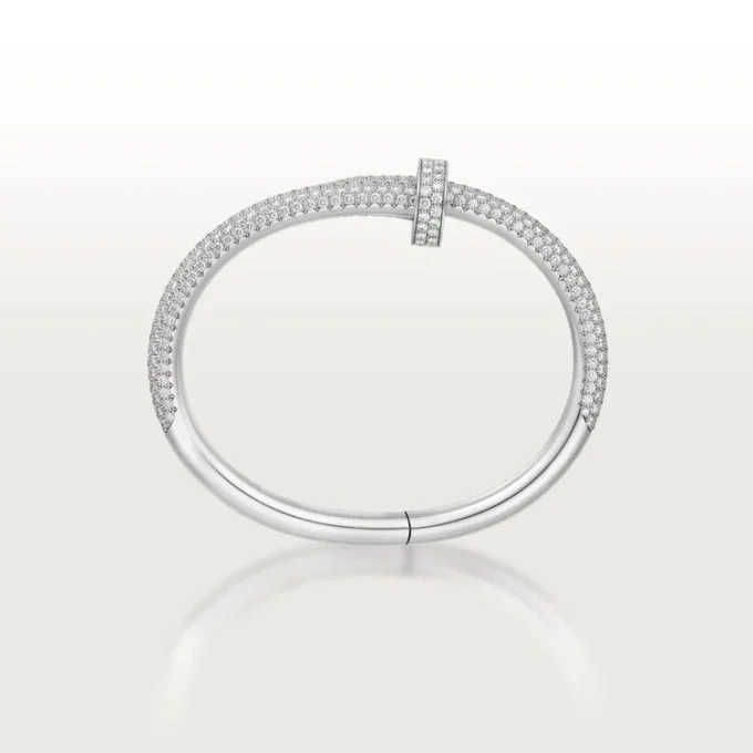 Juste Un Clou Bracelet, Large Model, Half-Paved Juste Un Clou Bracelet, Large Model, Half-Paved