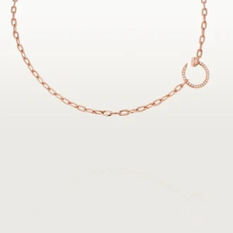 Juste Un Clou – Diamond Chain Necklace in Rose Gold | Cartier Us Juste Un Clou – Diamond Chain Necklace in Rose Gold | Cartier Us