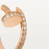 Juste Un Clou Diamond Hoop Earrings, Rose Gold | Cartier Us