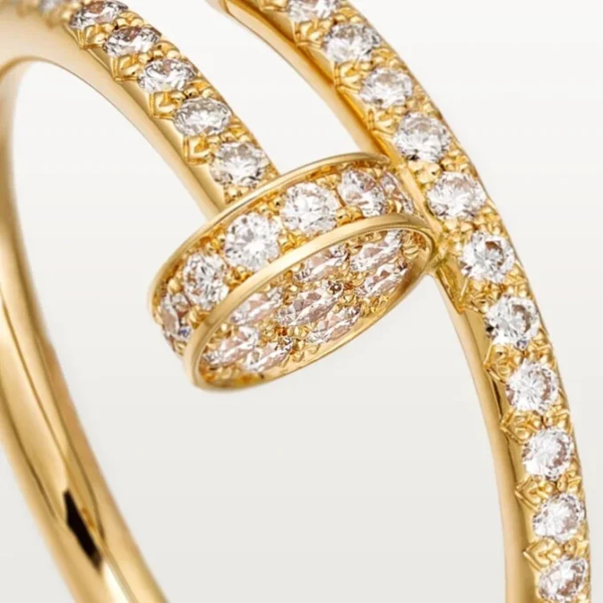 Juste Un Clou Diamond Ring, Yellow Gold | Cartier Us