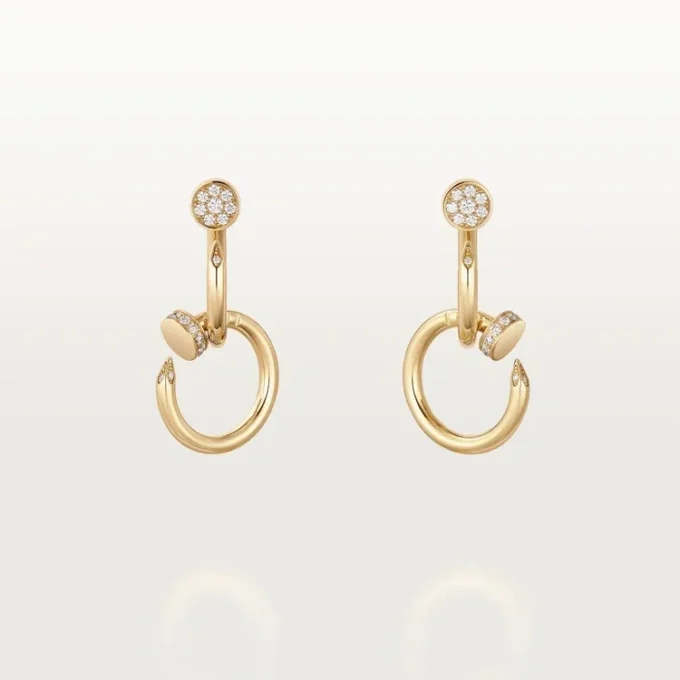 Juste Un Clou Earrings, Double, Diamonds Juste Un Clou Earrings, Double, Diamonds