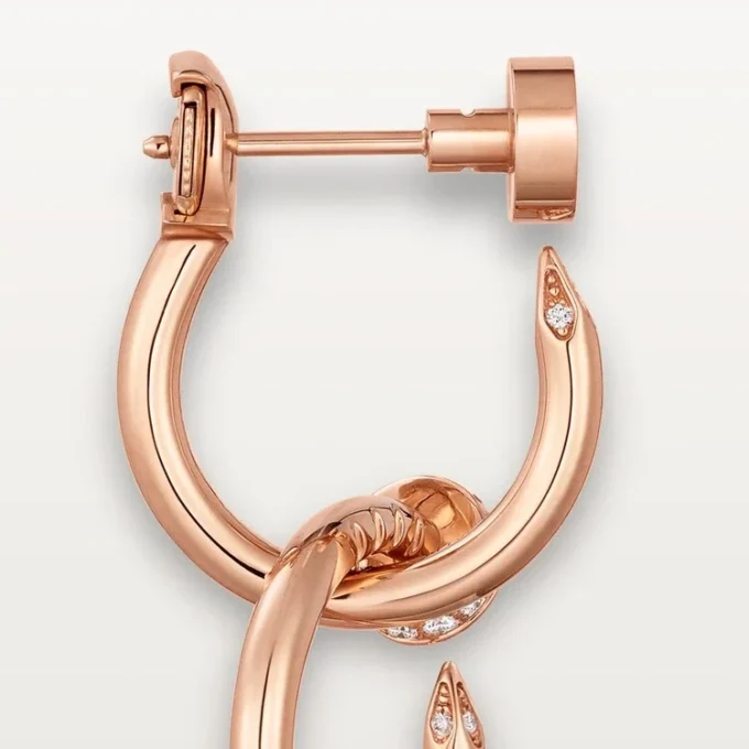 Juste Un Clou Earrings, Double, Diamonds Juste Un Clou Earrings, Double, Diamonds