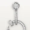 Juste Un Clou Earrings, Double, Paved Juste Un Clou Earrings, Double, Paved