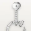Juste Un Clou Earrings, Double, Paved Juste Un Clou Earrings, Double, Paved