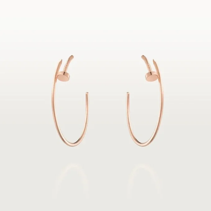 Juste Un Clou Earrings – Pink Gold – Cartier