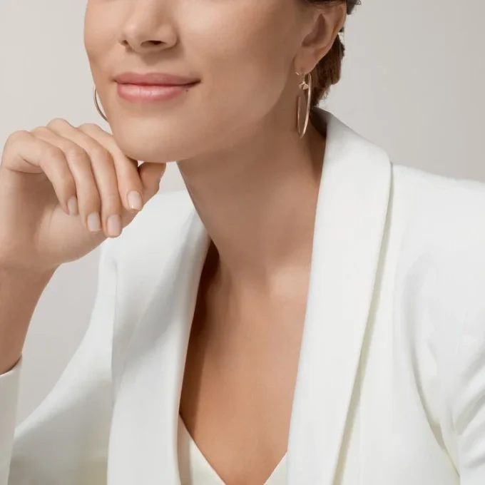 Juste Un Clou Earrings – Pink Gold – Cartier