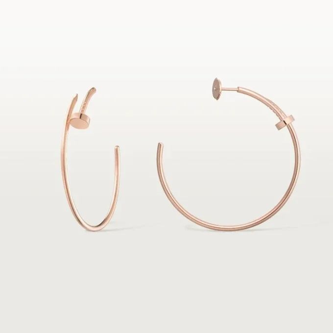 Juste Un Clou Earrings – Pink Gold – Cartier