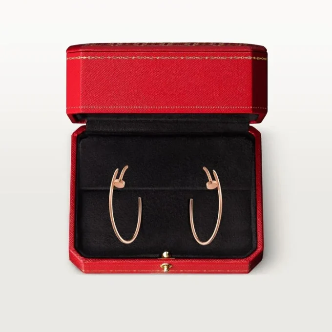 Juste Un Clou Earrings – Pink Gold – Cartier