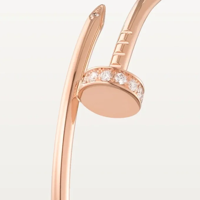 Juste Un Clou Earrings – Pink Gold, Diamonds – Cartier