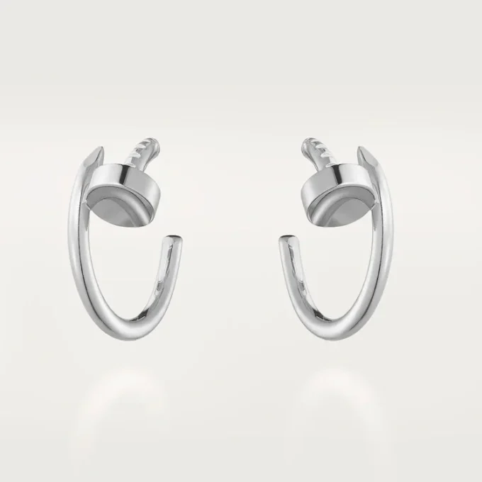 Juste Un Clou Earrings – White Gold – Cartier
