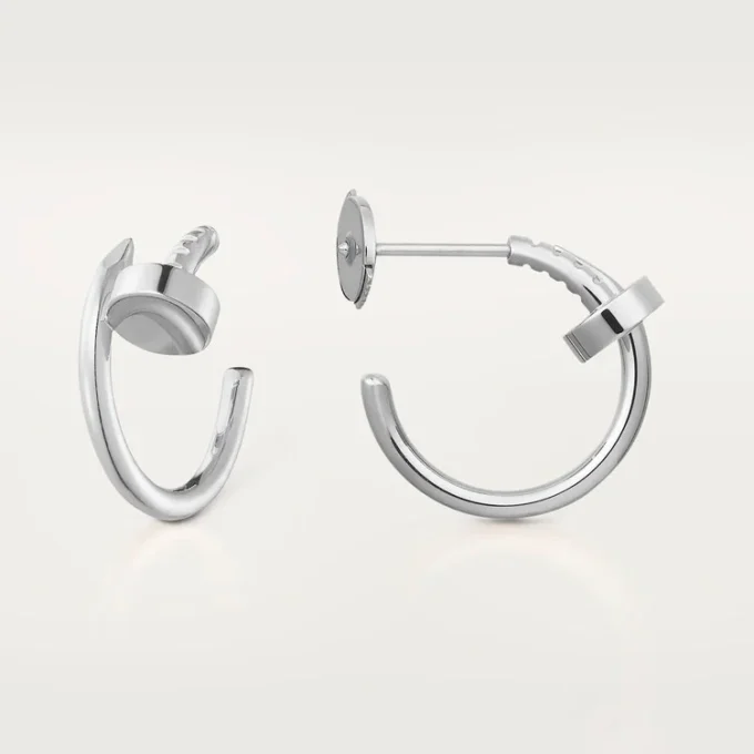 Juste Un Clou Earrings – White Gold – Cartier