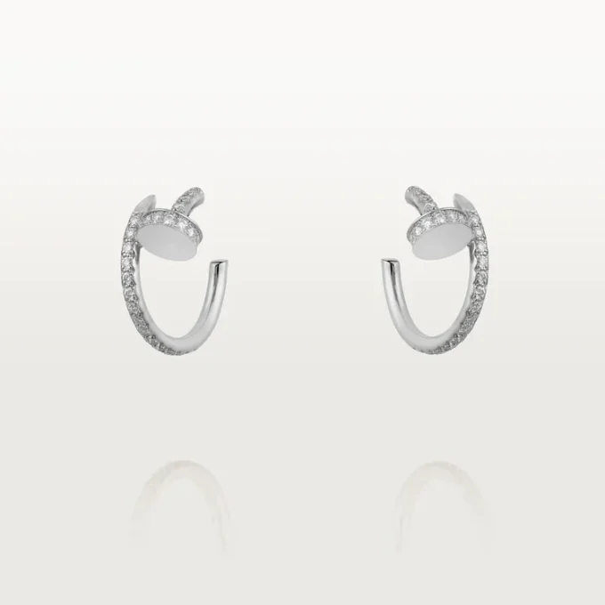 Juste Un Clou Earrings – White Gold, Diamonds – Cartier