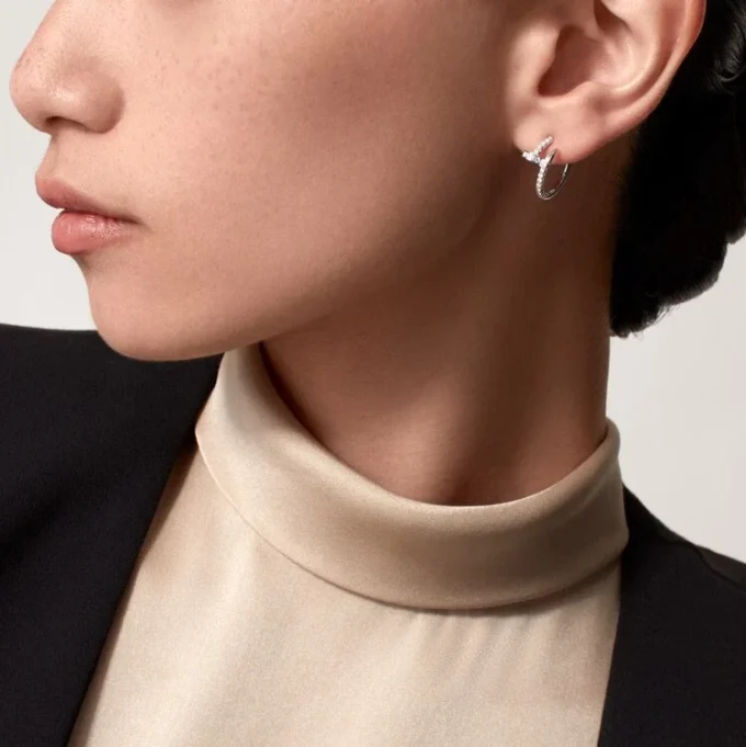 Juste Un Clou Earrings – White Gold, Diamonds – Cartier