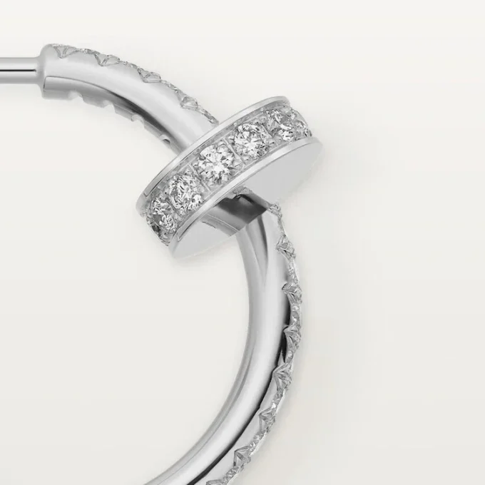 Juste Un Clou Earrings – White Gold, Diamonds – Cartier