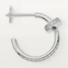 Juste Un Clou Earrings – White Gold, Diamonds – Cartier