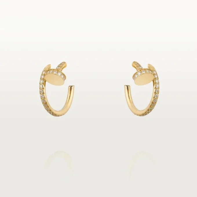 Juste Un Clou Earrings – Yellow Gold, Diamonds – Cartier