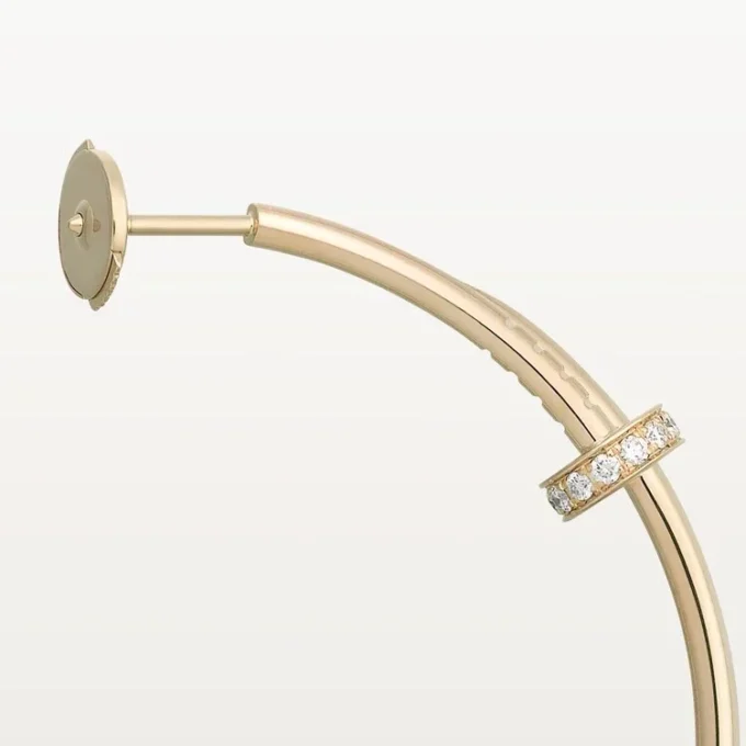 Juste Un Clou Earrings – Yellow Gold, Diamonds – Cartier