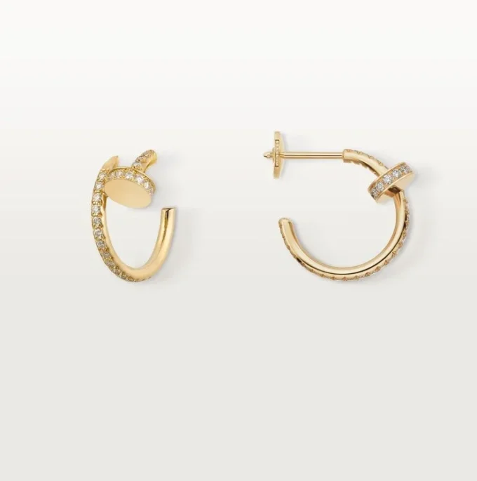 Juste Un Clou Earrings – Yellow Gold, Diamonds – Cartier