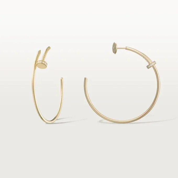 Juste Un Clou Earrings – Yellow Gold, Diamonds – Cartier