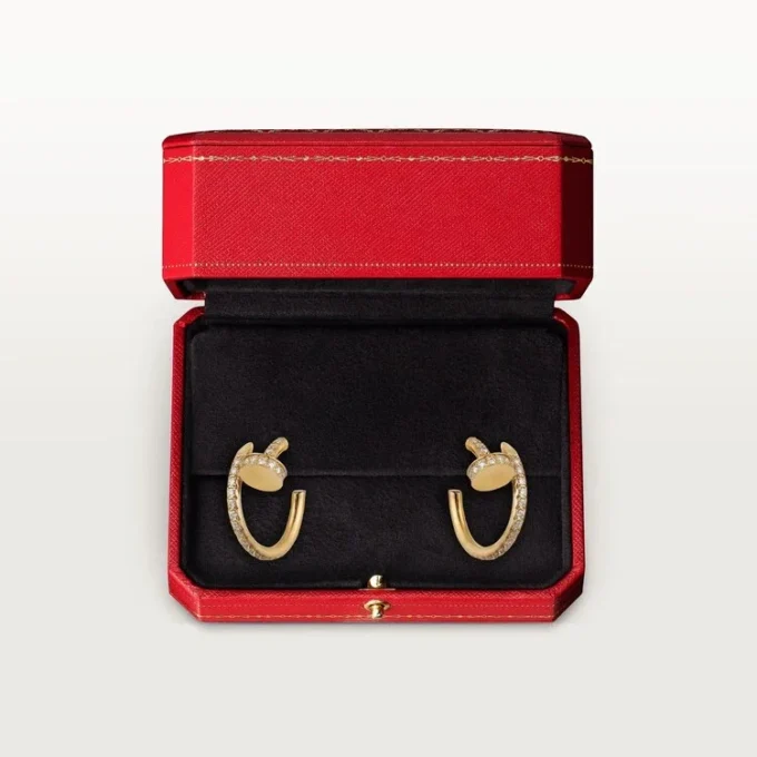 Juste Un Clou Earrings – Yellow Gold, Diamonds – Cartier