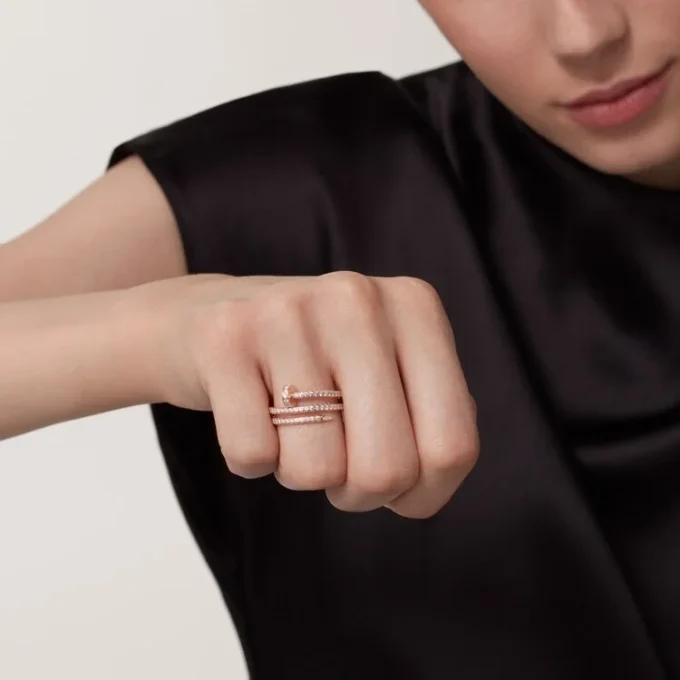 Juste Un Clou Ring – Pink Gold, Diamonds – Cartier