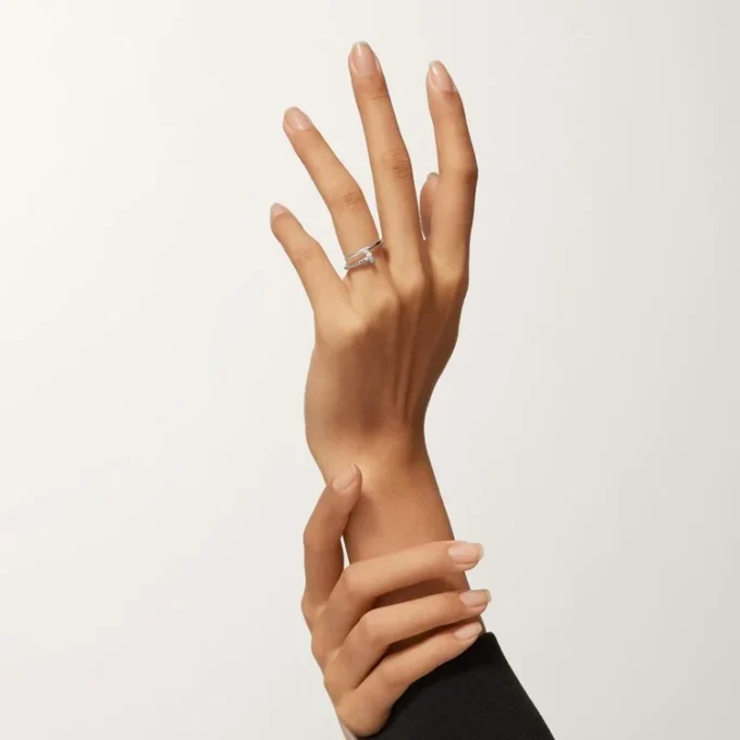 Juste Un Clou Ring, Small Model, Diamonds