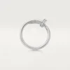 Juste Un Clou Ring, Small Model, Diamonds