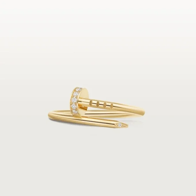 Juste Un Clou Ring, Small Model, Diamonds