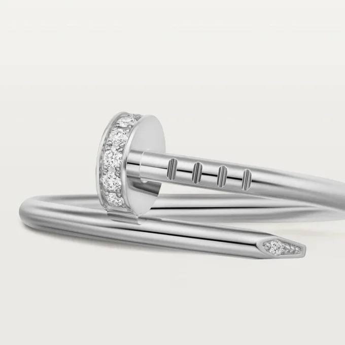 Juste Un Clou Ring, Small Model, Diamonds