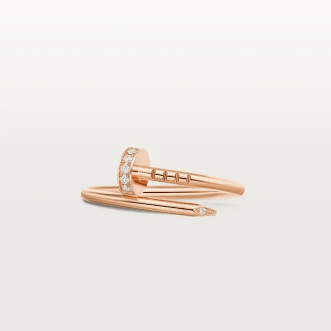 Juste Un Clou Ring, Small Model, Diamonds